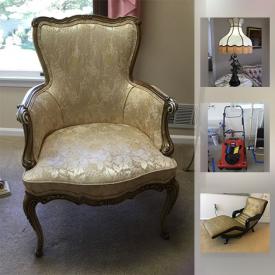 MaxSold Auction: This online auction features vacuums, sewing machine, mirrors, Polaroid camera, wall art, lamps, emergency lights, figurines, glassware, exercise equipment. puzzles, ladders, snow thrower, flatscreen TV, power washer and much more.